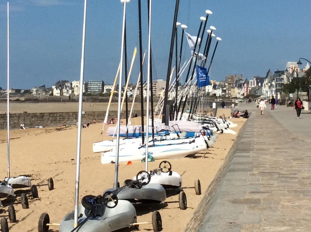 Bel Horizon, Au Pied De La Plage Du Sillon Saint-Malo Extérieur photo